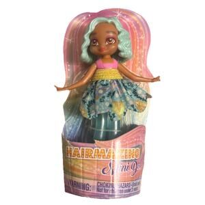 Hairmazing Brand 3” Poseable Mini Doll with Removable Skirt Kidcore Collectible